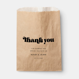 Sacolinha Casamento com script Vintage