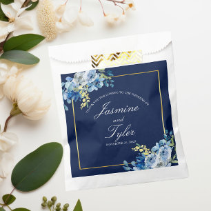 Sacolinha Casamento da Noite Personalizada da Elegante Flora