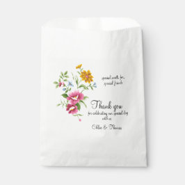 Sacolinha Casamento das Flores da Bela primavera