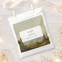 Sacolinha Casamento das Montanhas da Floresta de Pinheiros d