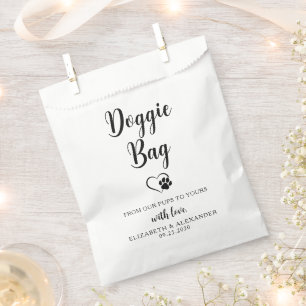 Sacolinha Casamento de animais de estimação personalizados c
