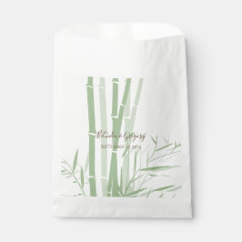 Sacolinha Casamento de Bamboo Oriental legante