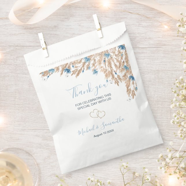 Sacolinha Casamento de Campos Pó Azul Campo (Cortado)