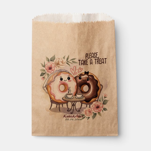 Sacolinha Casamento de Donut (Frente)