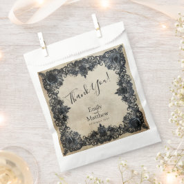 Sacolinha Casamento de Elegância Gótica Vitoriana