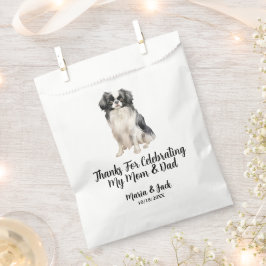 Sacolinha Casamento de estimação Chin Japonês em cores