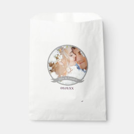 Sacolinha Casamento De Ferruga Floral Rosa-Rosa-Blush-Vermel