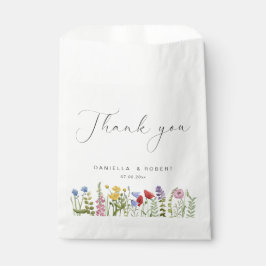 Sacolinha Casamento de flor selvagem Elegante