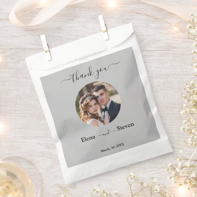 Sacolinha Casamento De Foto Floral 3D Da Rússia Elegante (Cortado)