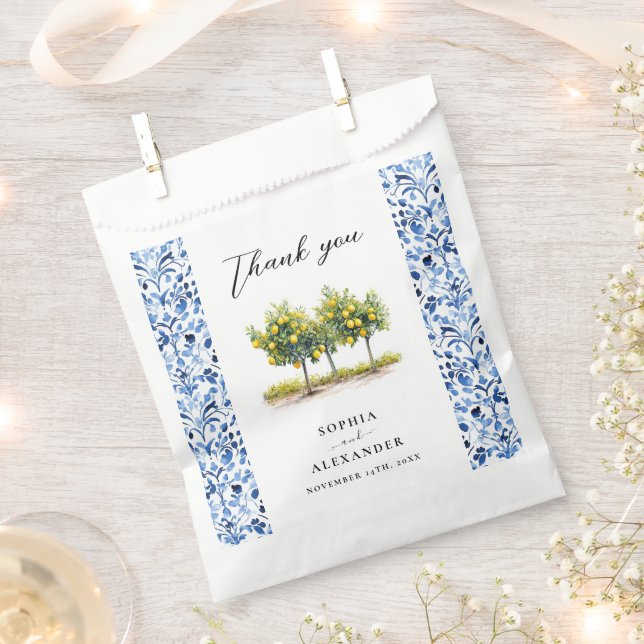 Sacolinha Casamento de limão com Azulejos italianos azuis me (Cortado)