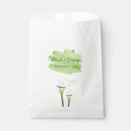 Sacolinha Casamento de Lírios Calla Branco