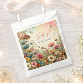 Sacolinha Casamento de Núcleo de Algodão Personalizado