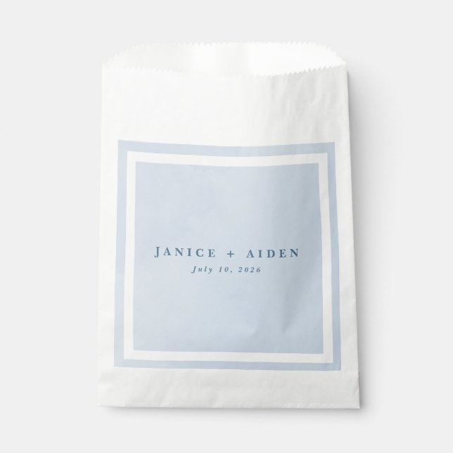 Sacolinha Casamento de Paisagem de Encantamento de Aquarelas (Frente)