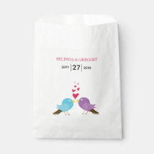 Casamento de Pássaros e Corações