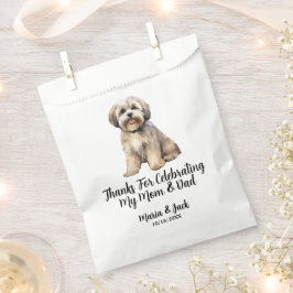 Sacolinha Casamento de Pet Lhasa Apso em Cores