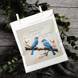 Sacolinha Casamento de primavera Bluebird