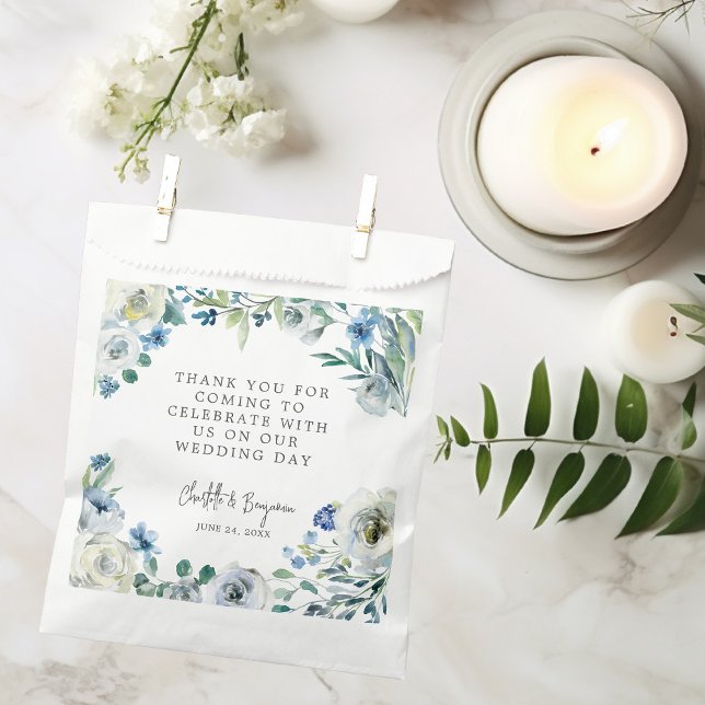 Sacolinha Casamento de primavera Personalizada Floral de Peô (Criador carregado)