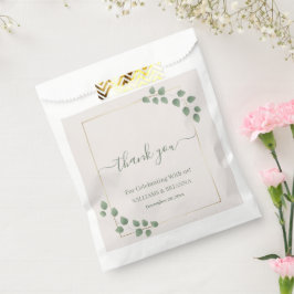 Sacolinha Casamento de Quadros Geométricos Verdes Minimalist