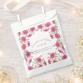 Sacolinha Casamento de Rosa Rosa Brilhante