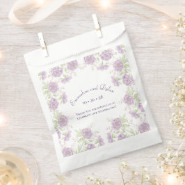 Sacolinha Casamento de Rosa Roxa Lavanda