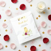 Casamento de Rosas Rosa-Cor-de-Vidro Obrigado