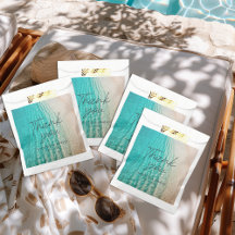Casamento de Verão de Destino de Praia Obrigado