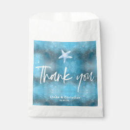 Sacolinha Casamento de Verão no Mar Azul Profundo