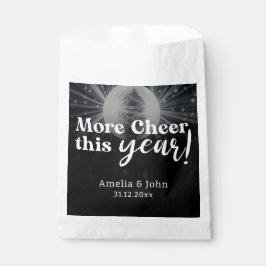 Sacolinha Casamento de véspera de Ano Novo do Elegante Black