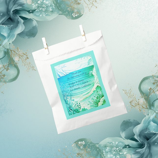 Sacolinha casamento de vibe na costa azul (Criador carregado)