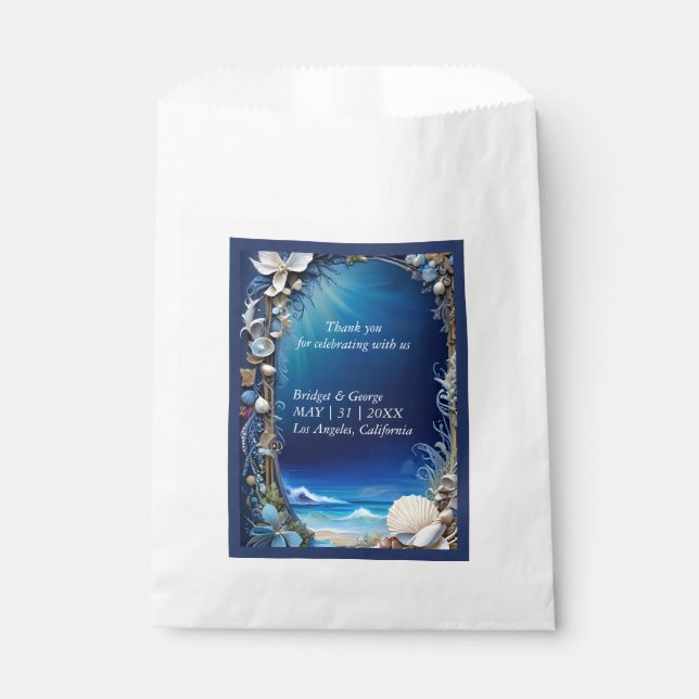 Sacolinha casamento de vibe na costa azul (Frente)