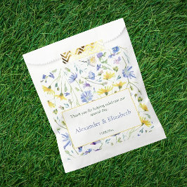 Sacolinha Casamento de Watercolor Wildflower