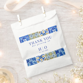 Sacolinha Casamento dos azulejos do Verão mediterrânico