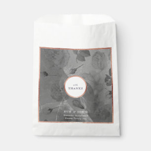 Sacolinha Casamento Dourado do Arco Floral Moody Boho Dramát