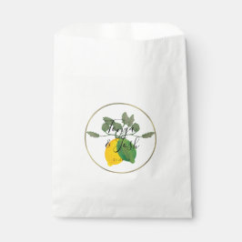 Sacolinha Casamento Dourado Limão Limão Limoncillo Faux