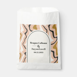 Sacolinha Casamento Dourado Pink-Rosa com Arca Retrorna