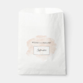 Sacolinha Casamento Elegante De Aquarela