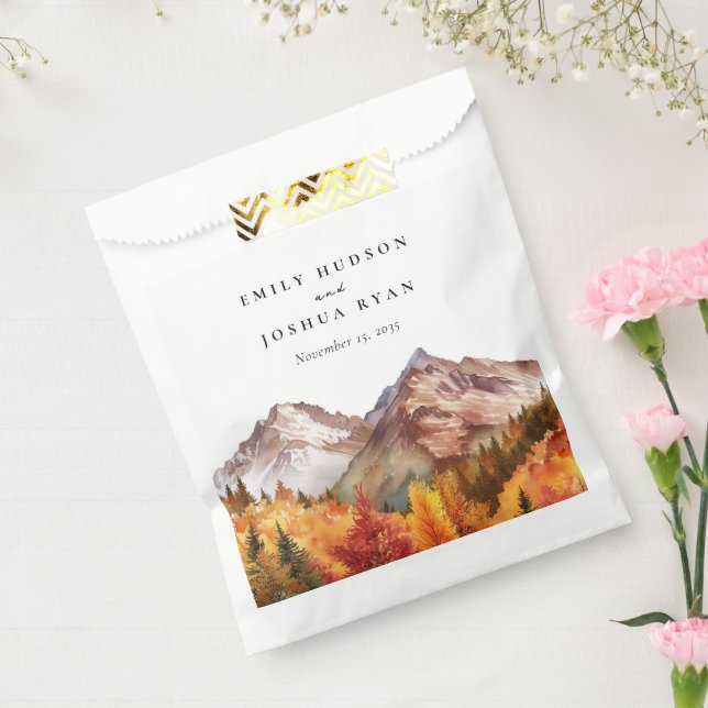 Sacolinha Casamento Elegante de outono (Selado)