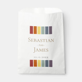 Sacolinha Casamento elegante Gay Arco-Íris LGBTQ