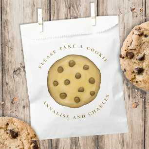 Sacolinha Casamento Favorece Cookie Clássico Simples Minimal