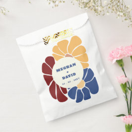 Sacolinha Casamento Floral Chic Groovy Boho
