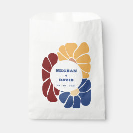 Sacolinha Casamento Floral Chic Groovy Boho