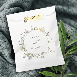 Sacolinha Casamento Floral da Terra Floral do Prado Amarelo-