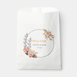 Sacolinha Casamento Floral Elegante