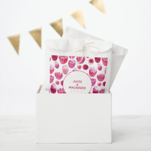 Sacolinha Casamento Floral Flor Blossom Cor-de-Água Rosa Br