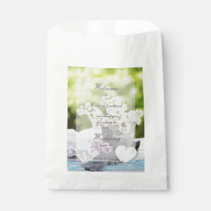 Sacolinha Casamento Floral Lilac Romântico Primavera Fllower