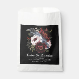 Sacolinha Casamento Floral Raven Raven Gótico Romântico