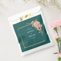 Casamento Floral Terracota Aquarela Azul Outono