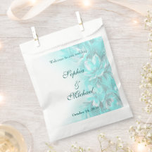 Casamento floral turquesa elegante