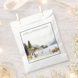 Sacolinha Casamento italiano do lago Como