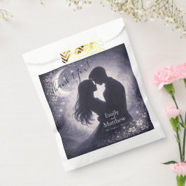 Sacolinha Casamento no Bosque Iluminado pela Lua Madeira Cel